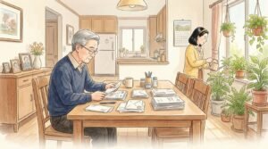 남편이 남긴 냉장고 메모